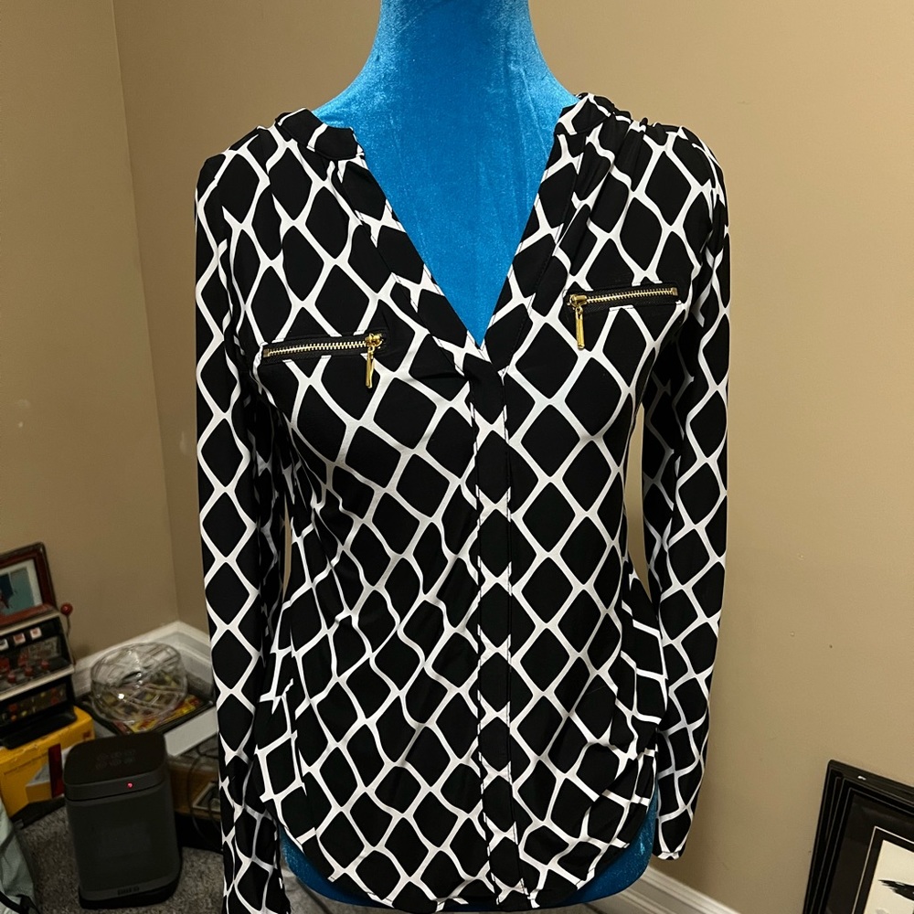 BHWM international concepts dress tunic with zippers